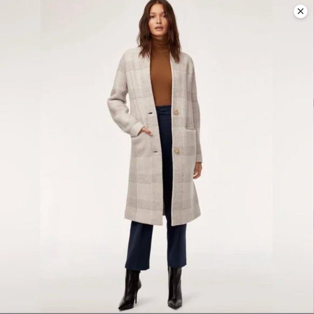 WILFRED MERINO WOOL COAT